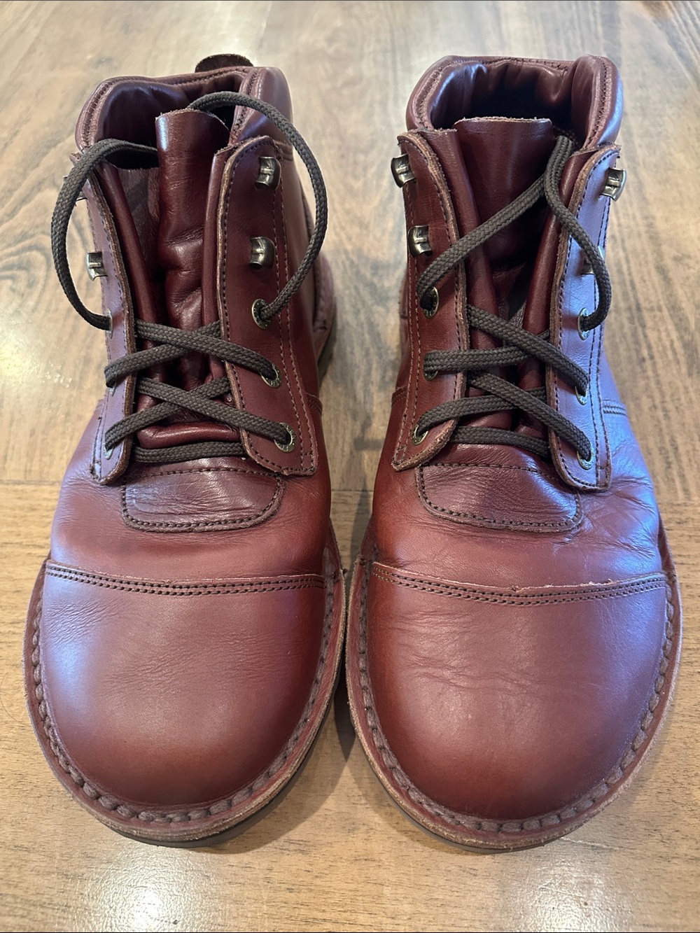 Jim green barefoot African Ranger US 12.5 walnut veg-tan - Picture 3 of 12